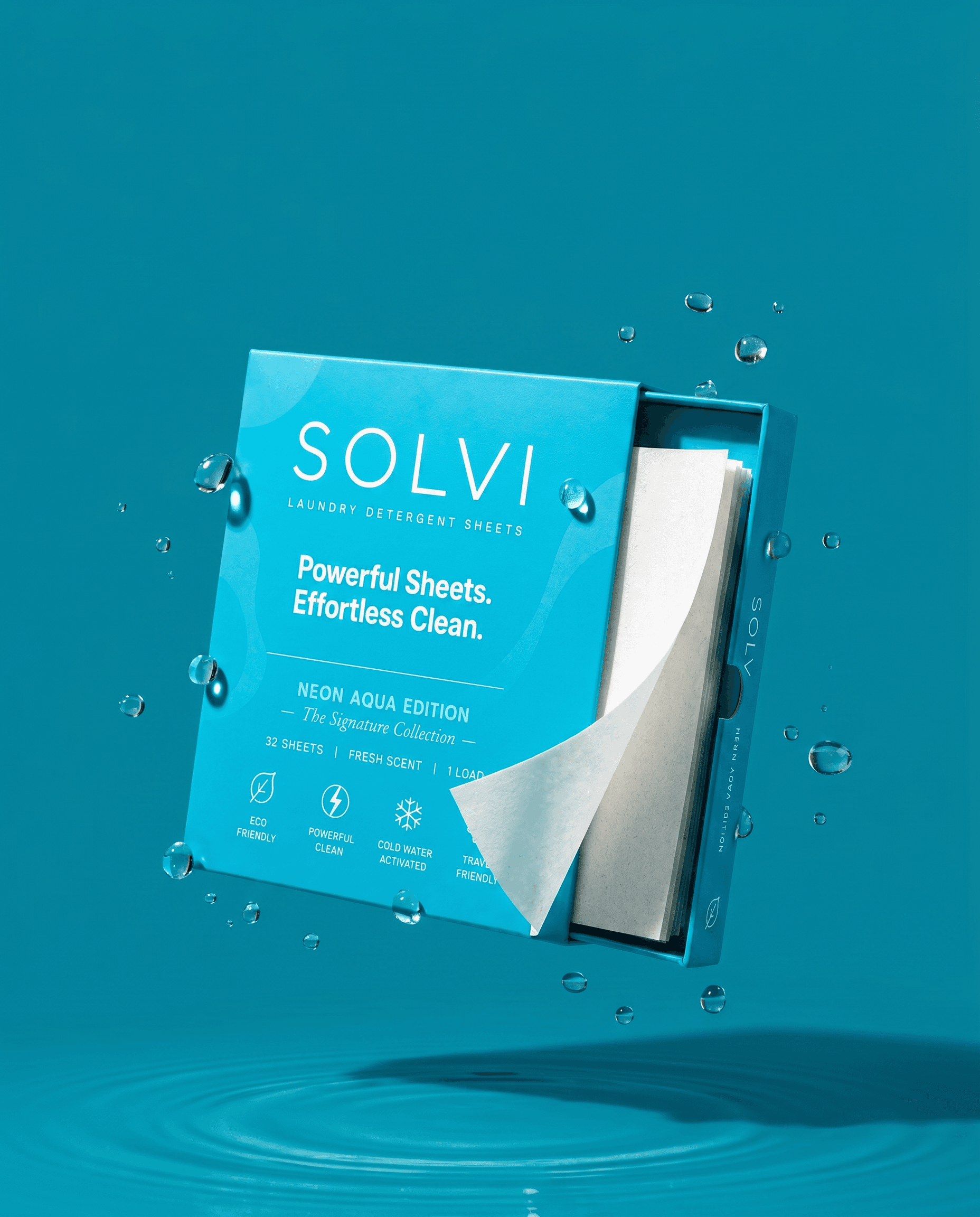 SOLVI Neon Aqua Ocean Current edition